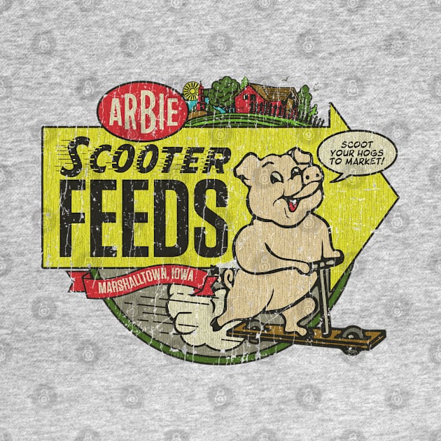 Arbie Scooter Feeds 1945 by JCD666